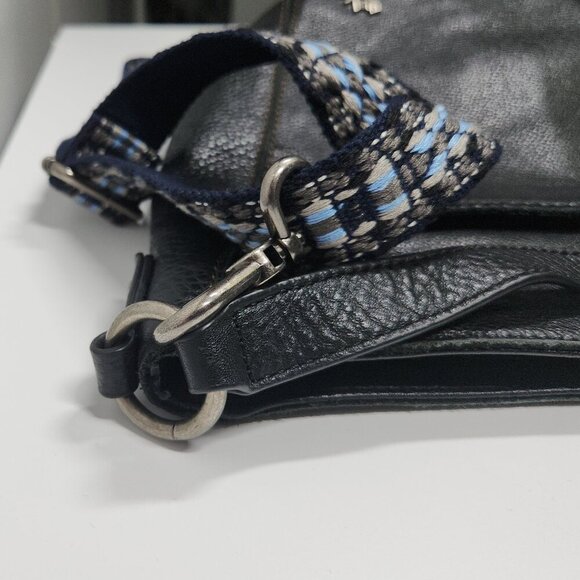 The Sak Leather Crossbody Bag Purse Black - Picture 12 of 16